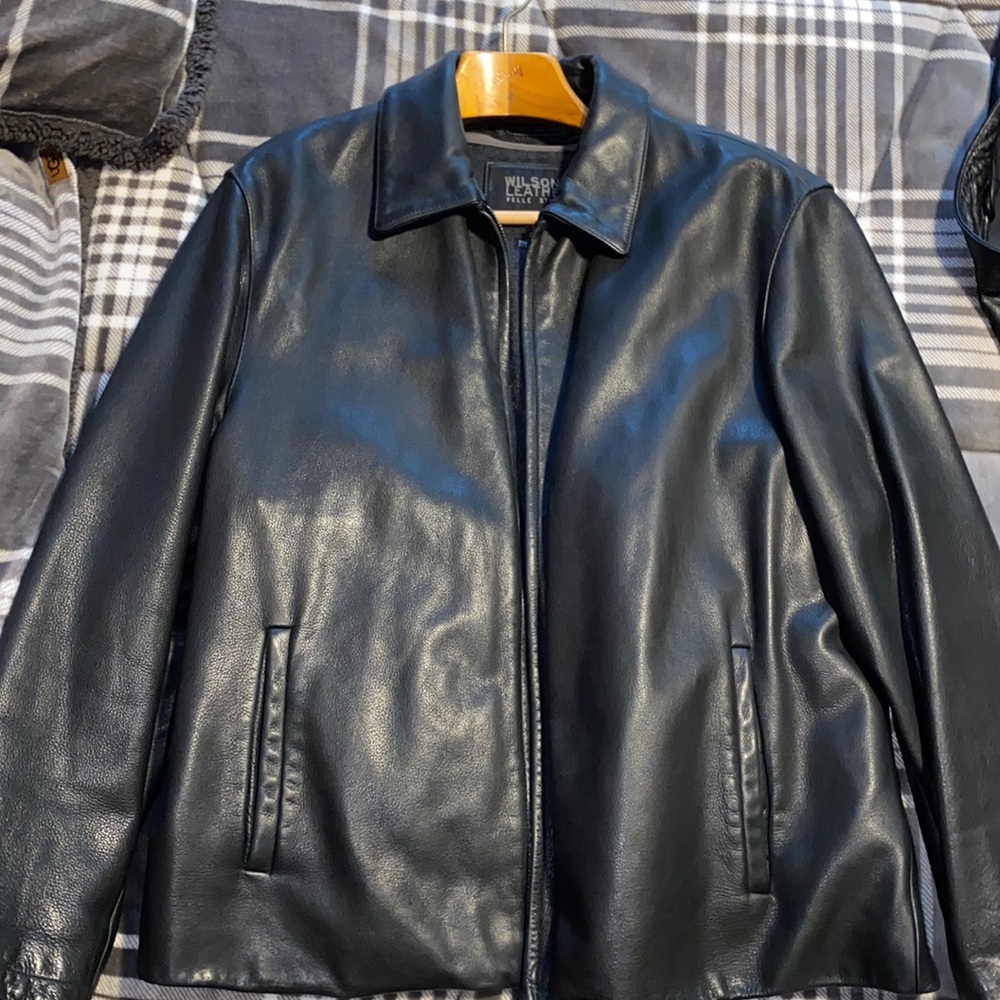 Wilson leather Pelle Studio winter jacket
